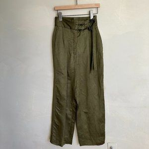 Sandro Green Trousers SZ 36
